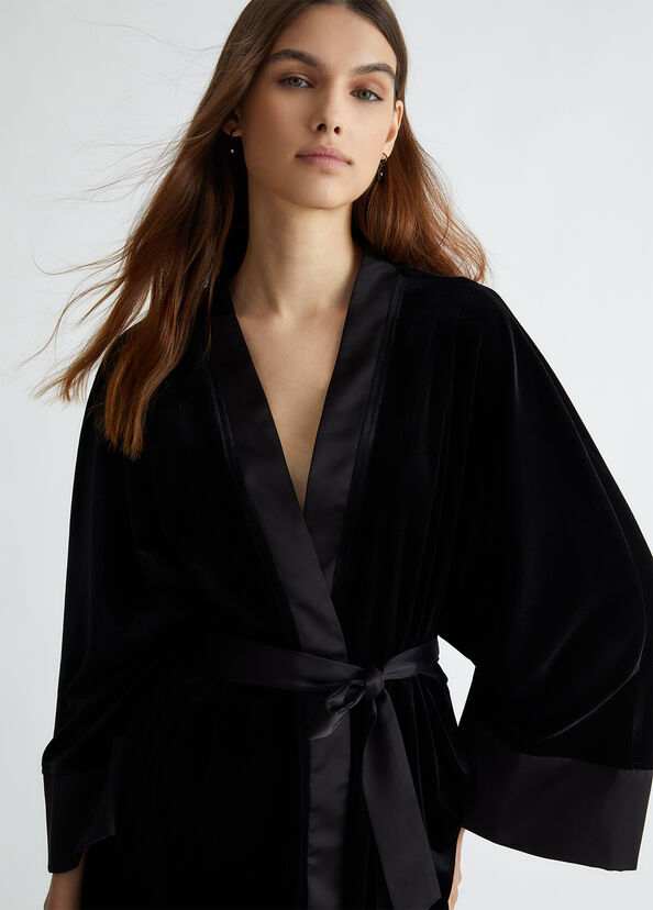 Liu Jo Giacca kimono in velluto Spedizione Gratuita