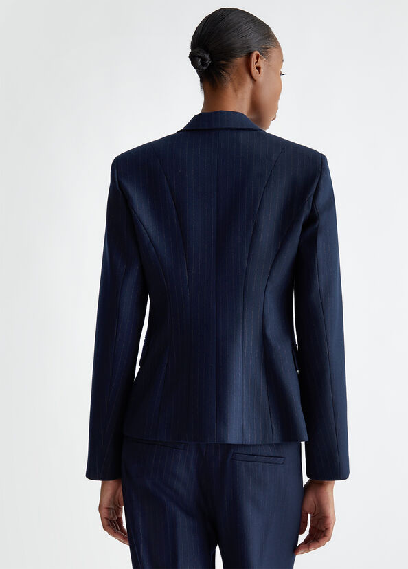 Liu Jo Blazer in flanella gessata Saldi