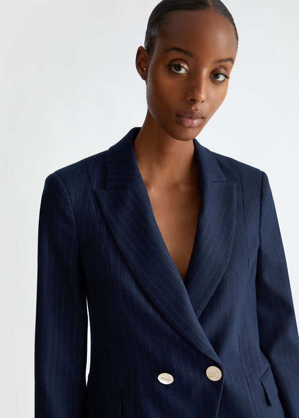 Liu Jo Blazer in flanella gessata Saldi