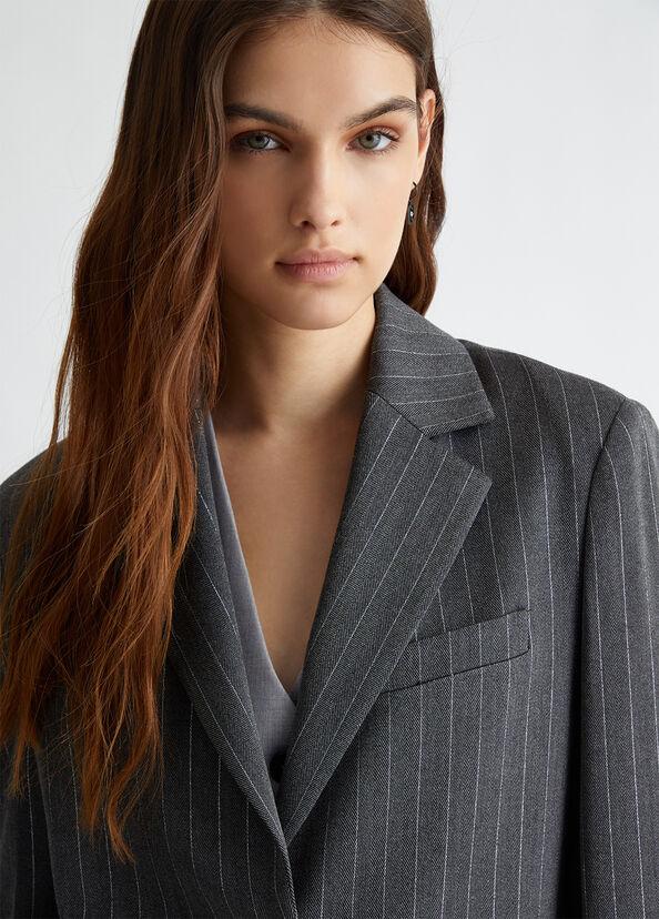 Liu Jo Blazer gessato Vendita Calda