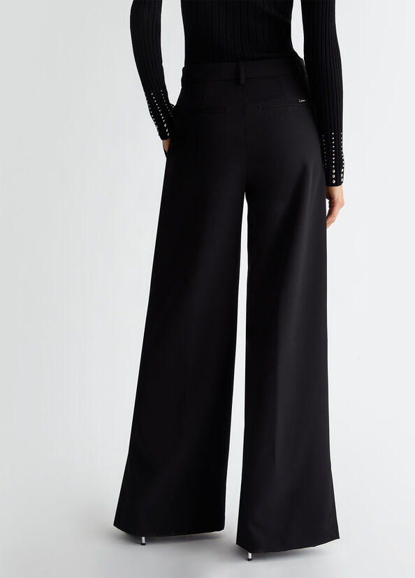 Liu Jo Pantaloni flare con spacchetto Saldi Di Fabbrica