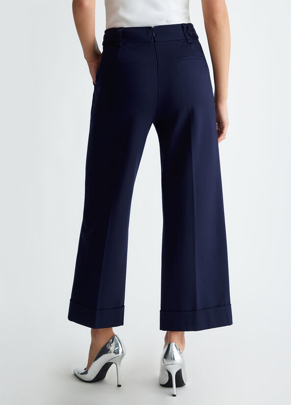 Liu Jo Pantaloni cropped con cintura Vendite Flash