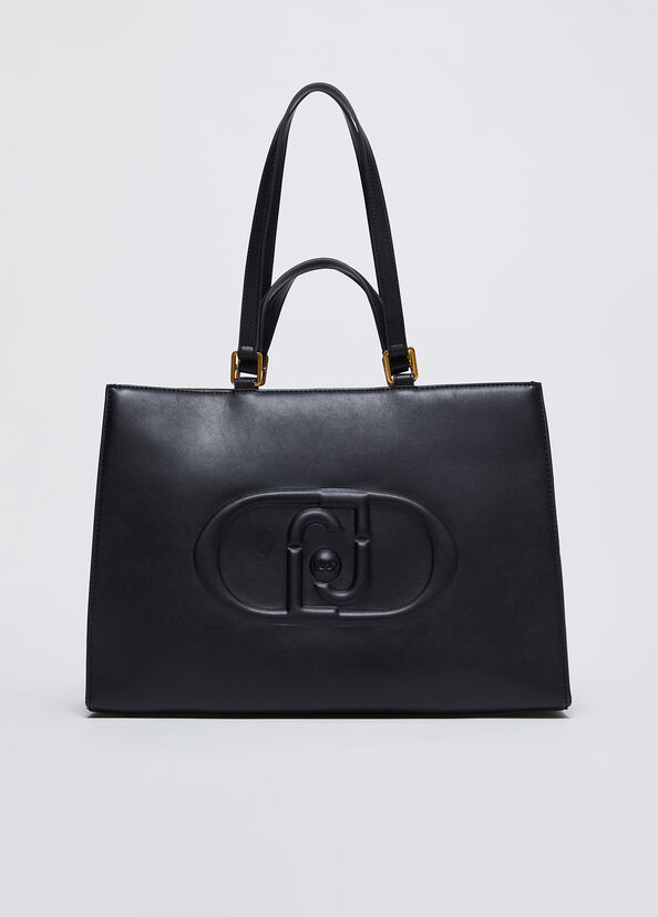 Liu Jo Shopping bag con logo monogram Promozione Limitata