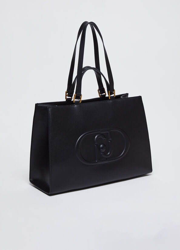 Liu Jo Shopping bag con logo monogram Promozione Limitata