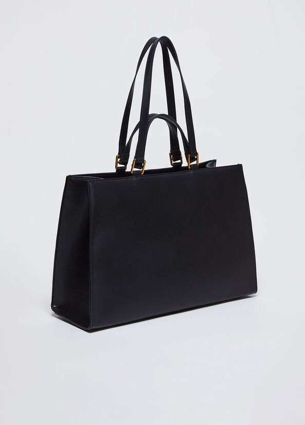 Liu Jo Shopping bag con logo monogram Promozione Limitata