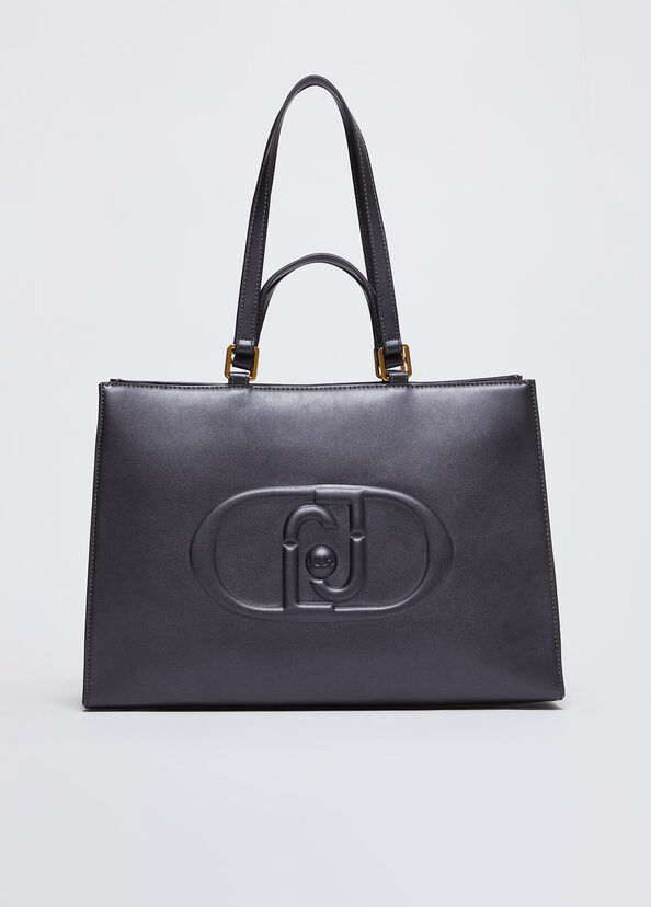 Liu Jo Shopping bag con logo monogram Fino Al -60%