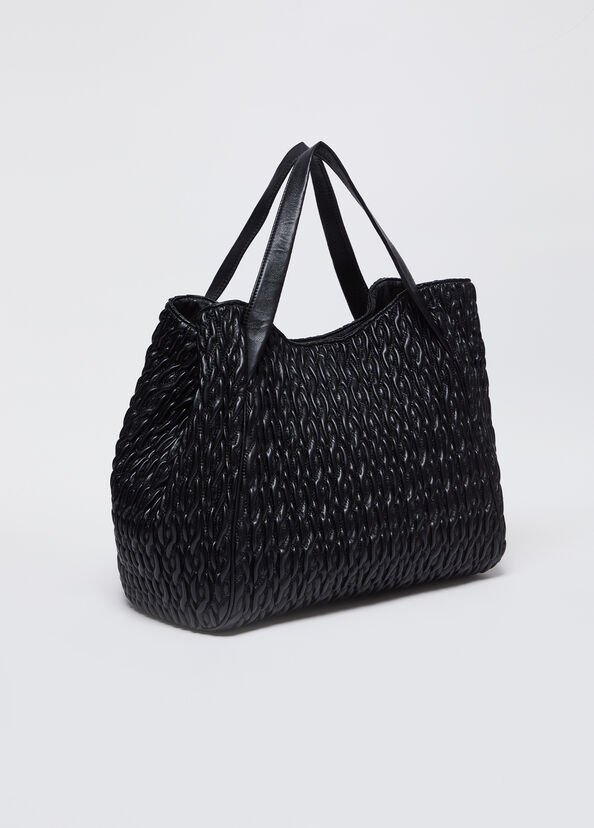 Liu Jo Shopping bag matelassé con pochette In Vendita