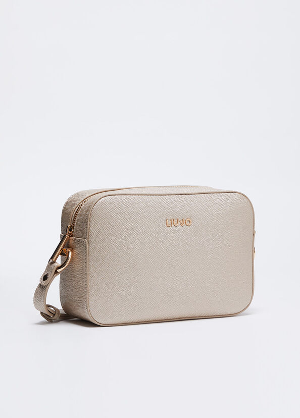Liu Jo Borsa a tracolla color oro Saldi Di Fabbrica
