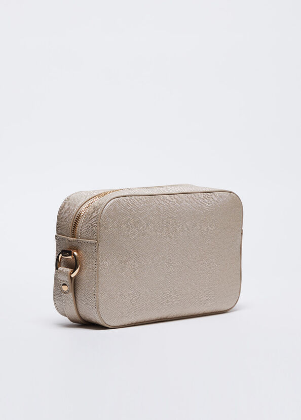 Liu Jo Borsa a tracolla color oro Saldi Di Fabbrica