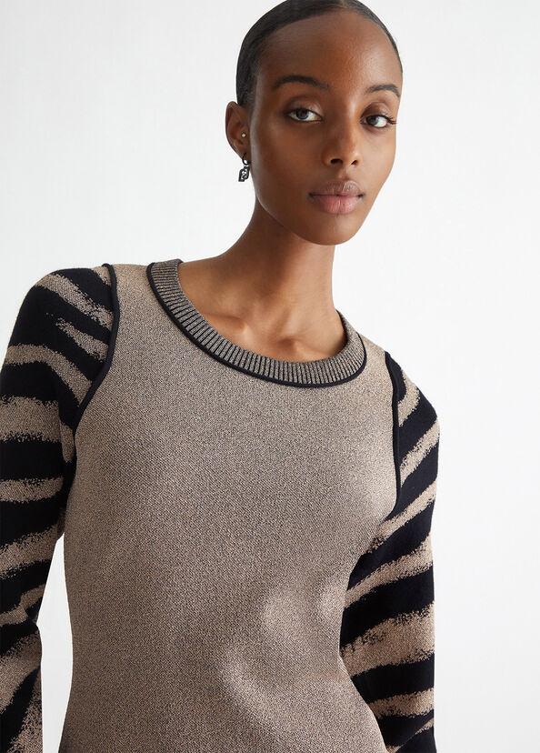 Liu Jo Abito animalier in maglia Pezzi Unici