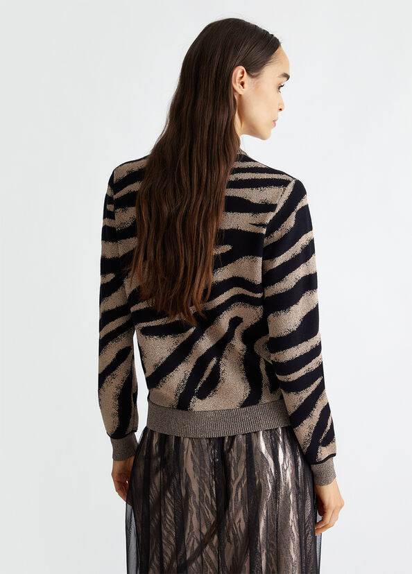 Liu Jo Cardigan jacquard con zip Offerta