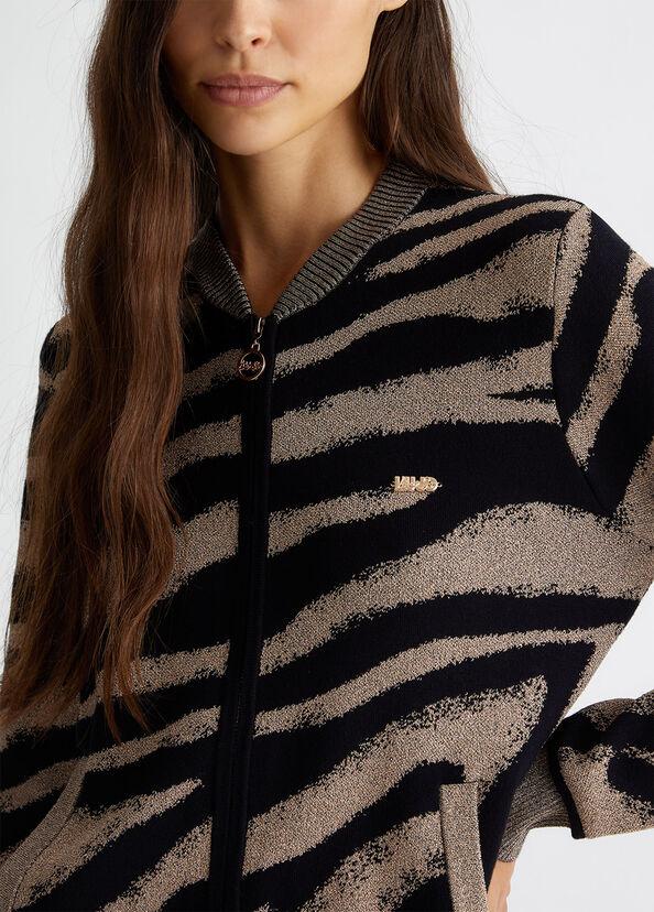 Liu Jo Cardigan jacquard con zip Offerta