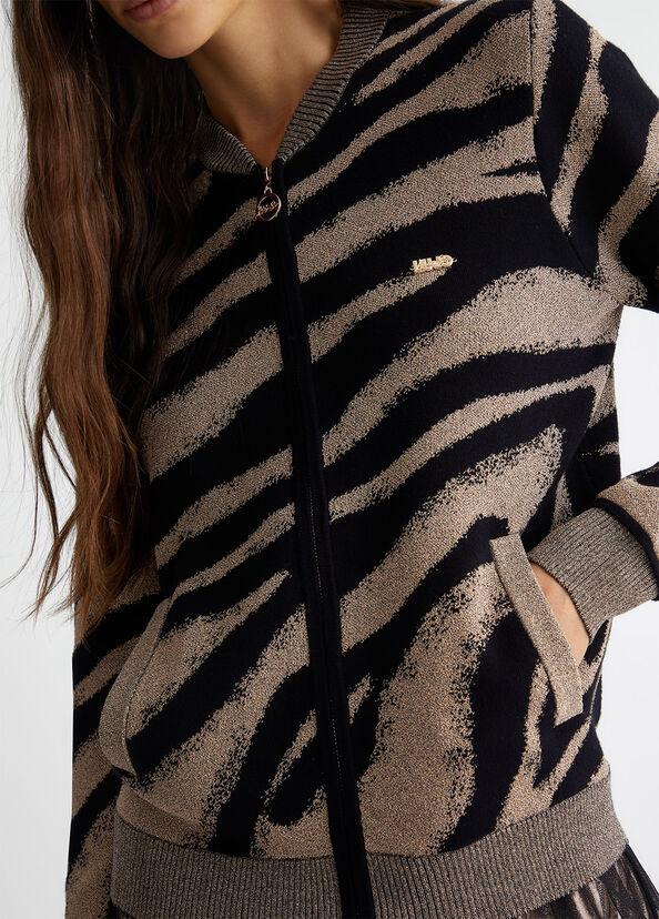 Liu Jo Cardigan jacquard con zip Offerta