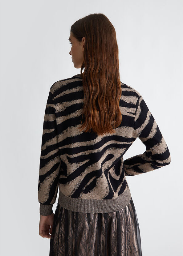 Liu Jo Maglia animalier jacquard Outlet