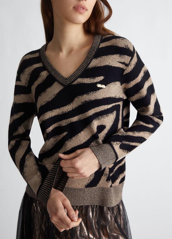 Liu Jo Maglia animalier jacquard Outlet