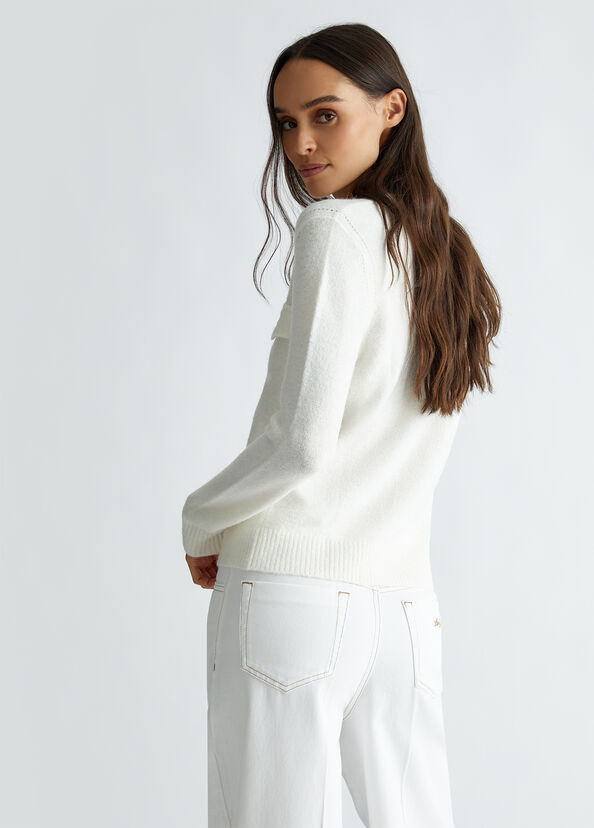 Liu Jo Maglia in misto lana e alpaca Offerte