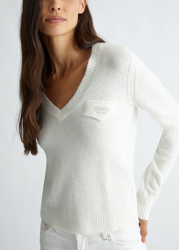 Liu Jo Maglia in misto lana e alpaca Offerte