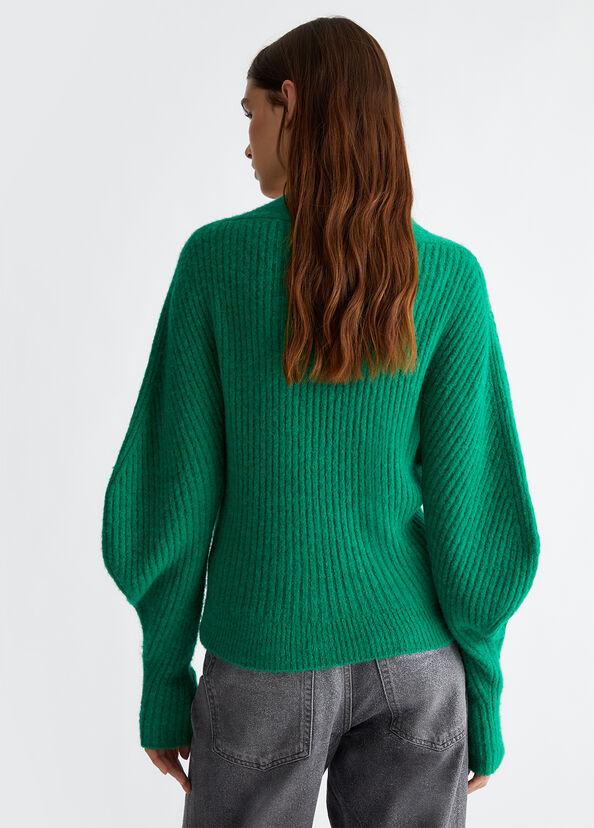 Liu Jo Cardigan in misto lana a coste Vendite Flash