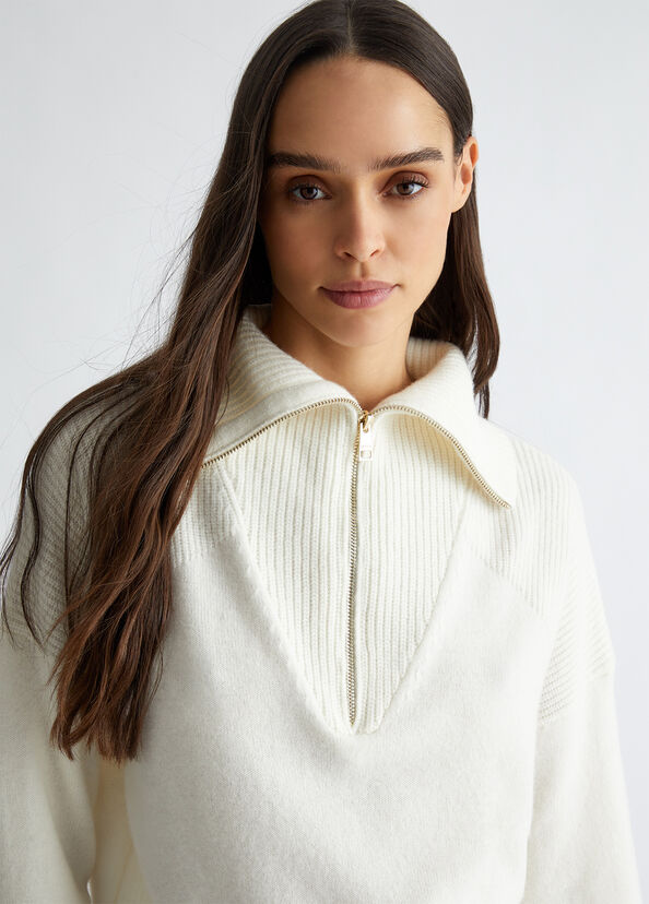 Liu Jo Maglia in lana con zip Negozio