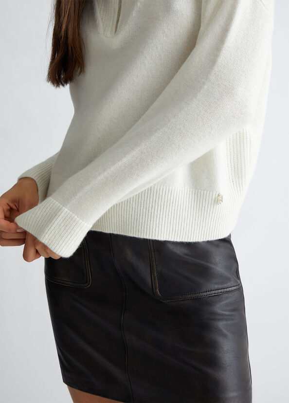 Liu Jo Maglia in lana con zip Negozio