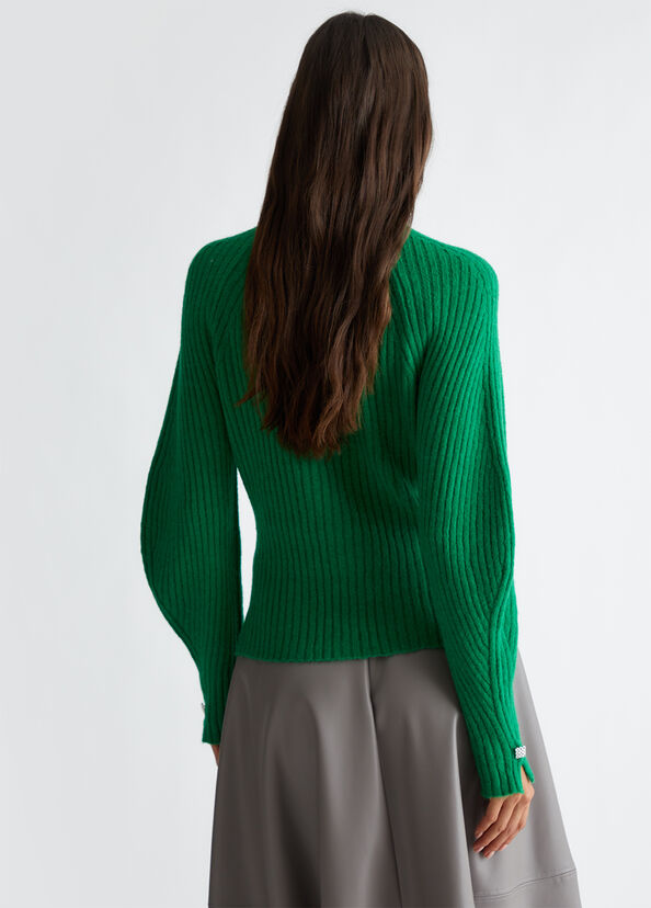Liu Jo Maglia in misto lana a coste Moda