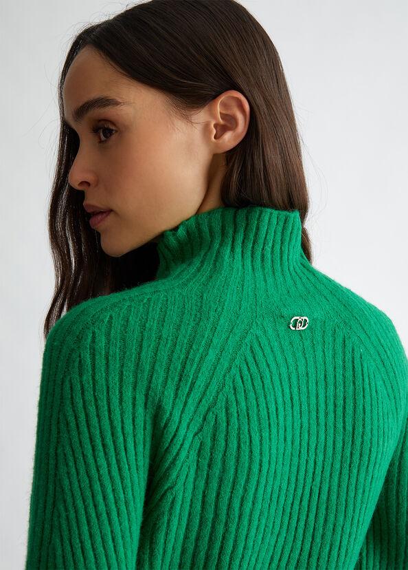 Liu Jo Maglia in misto lana a coste Moda