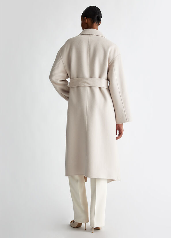 Liu Jo Cappotto in misto lana con cintura 2025