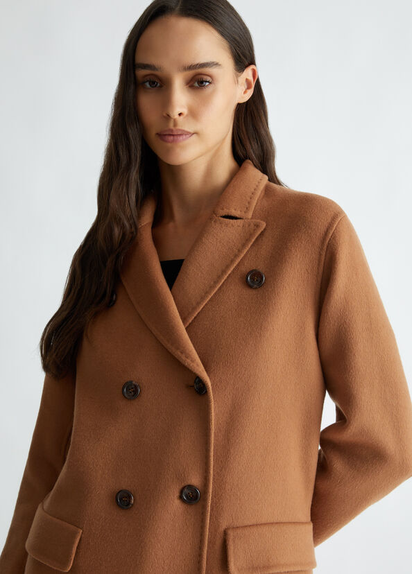 Liu Jo Cappotto doppiopetto in misto lana Italia