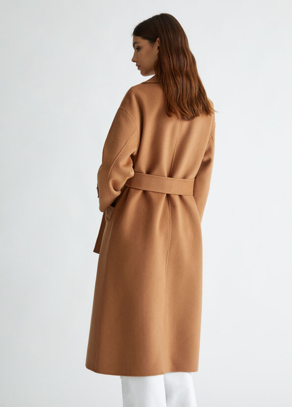 Liu Jo Cappotto in misto lana con cintura 2025
