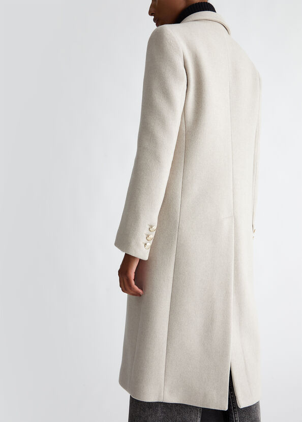 Liu Jo Cappotto slim in misto lana Qualità