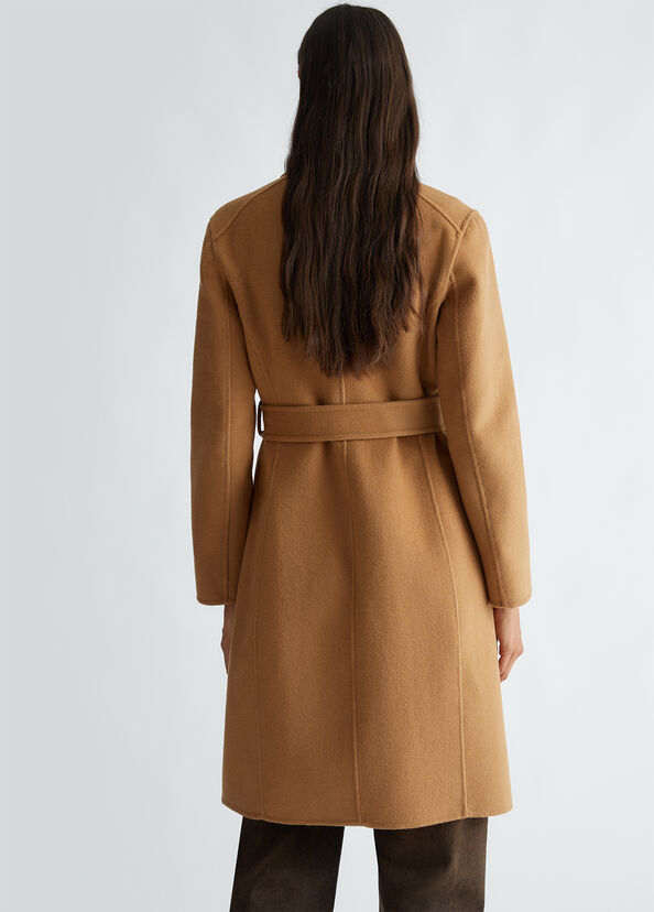 Liu Jo Cappotto doppiopetto in misto lana Promozione