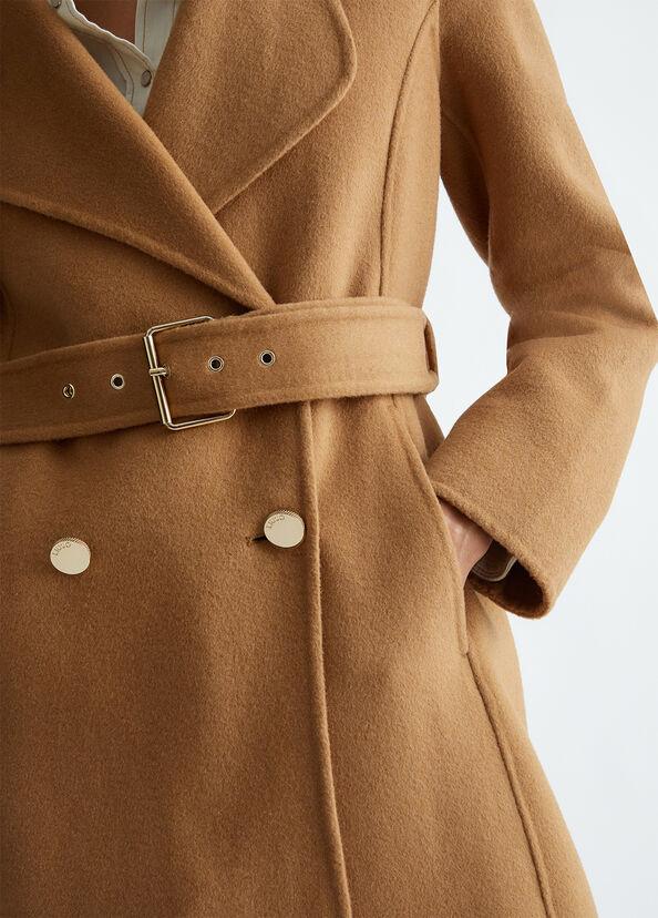 Liu Jo Cappotto doppiopetto in misto lana Promozione