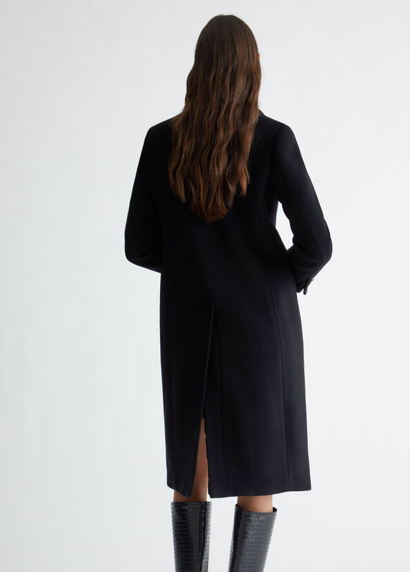 Liu Jo Cappotto slim in misto lana Qualità Garantita