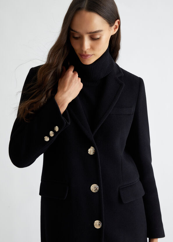 Liu Jo Cappotto slim in misto lana Qualità Garantita