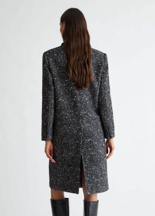Liu Jo Cappotto in misto lana bouclé Promozione Limitata