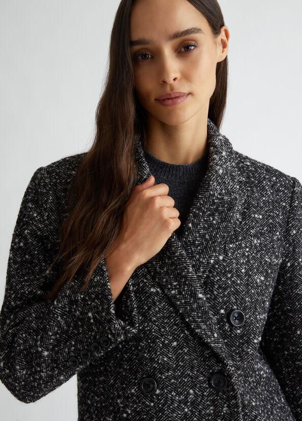 Liu Jo Cappotto in misto lana bouclé Promozione Limitata