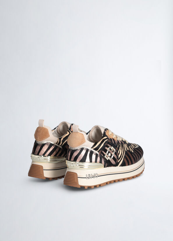 Liu Jo Sneakers platform animalier Vendite Flash