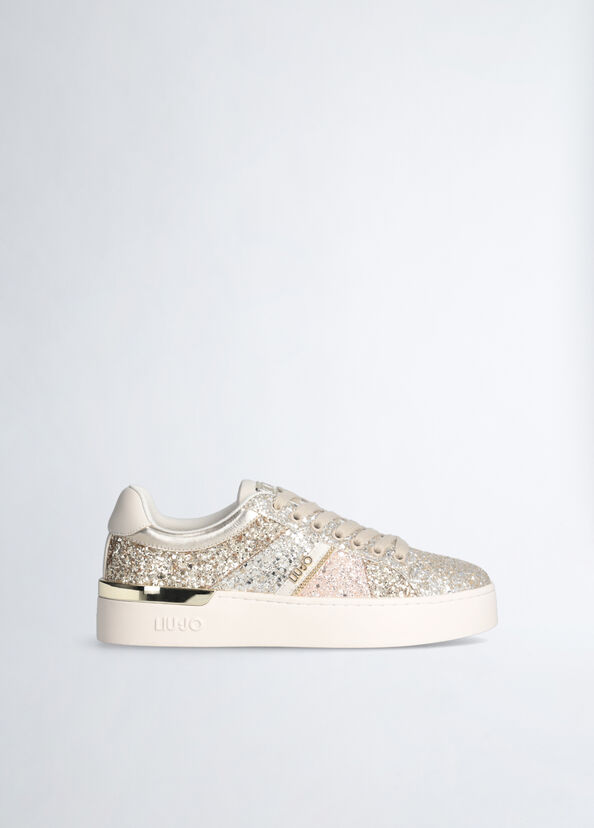 Liu Jo Sneakers con glitter multicolor Esporta salva