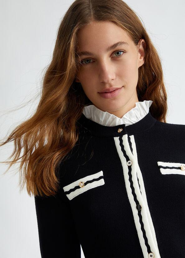 Liu Jo Cardigan con colletto Qualità Garantita