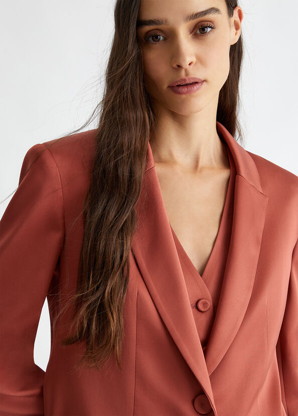 Liu Jo Blazer da completo in raso Soddisfazione Garantita