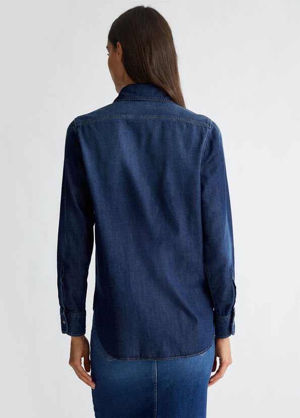 Liu Jo Camicia in denim Shopping Online