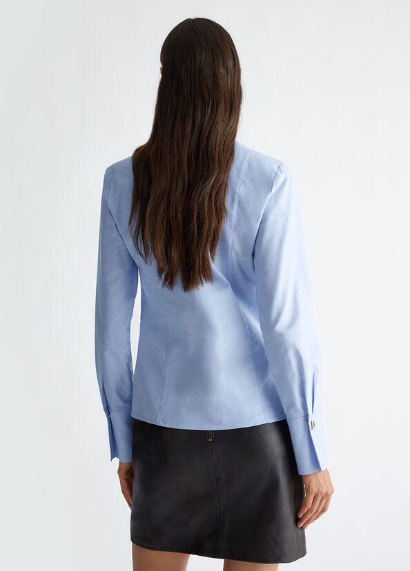 Liu Jo Camicia in cotone Oxford Prezzo Ridotto