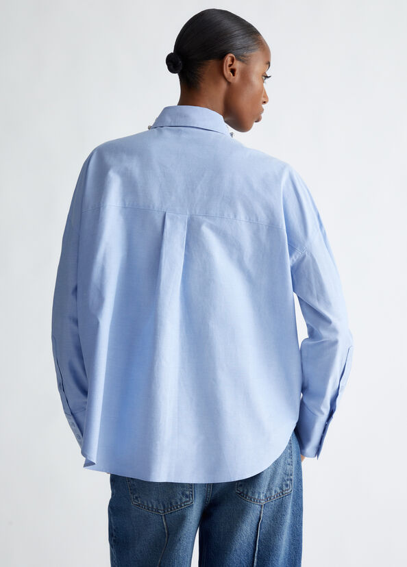 Liu Jo Camicia in cotone con strass Convenienza