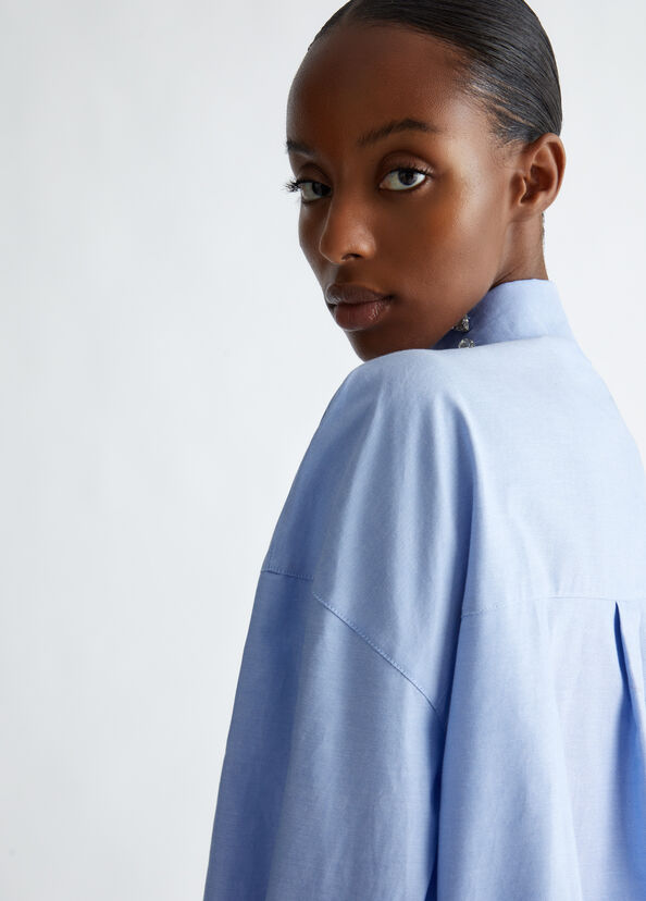 Liu Jo Camicia in cotone con strass Convenienza