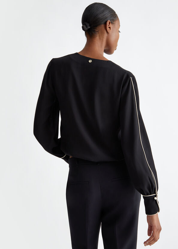 Liu Jo Blusa in crêpe de chine Convenienza