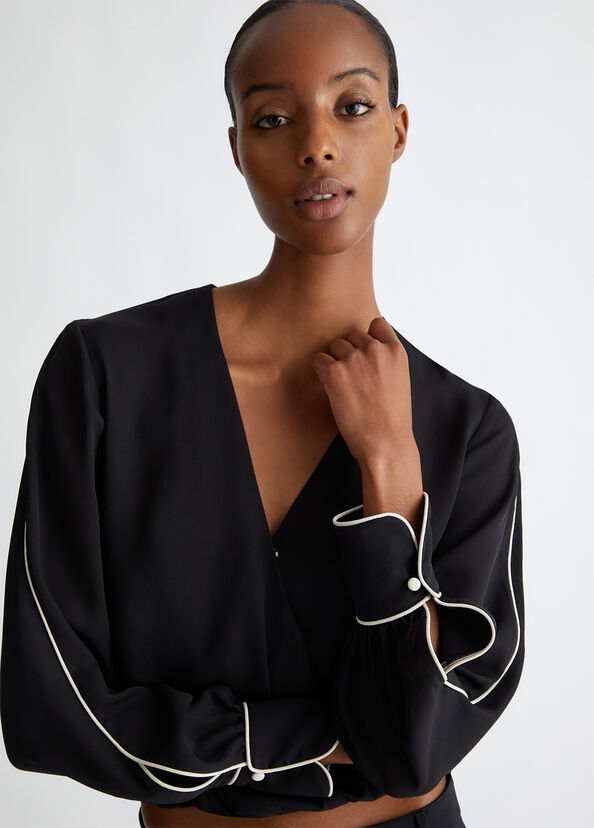 Liu Jo Blusa in crêpe de chine Convenienza