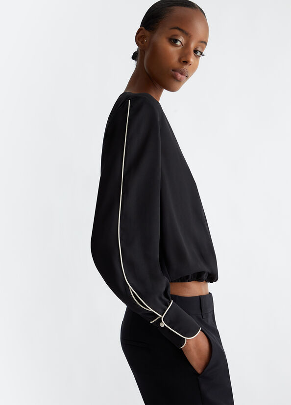 Liu Jo Blusa in crêpe de chine Convenienza