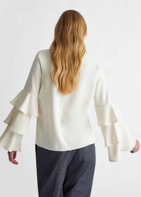 Liu Jo Blusa in crêpe stretch Outlet