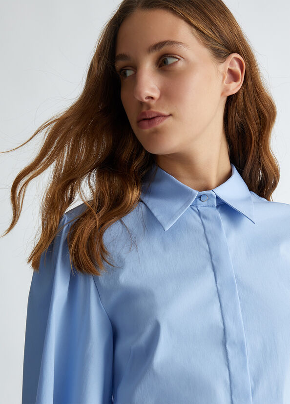 Liu Jo Camicia in popeline con cut-out In Vendita