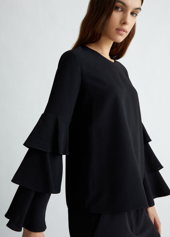 Liu Jo Blusa in crêpe stretch Hotsell